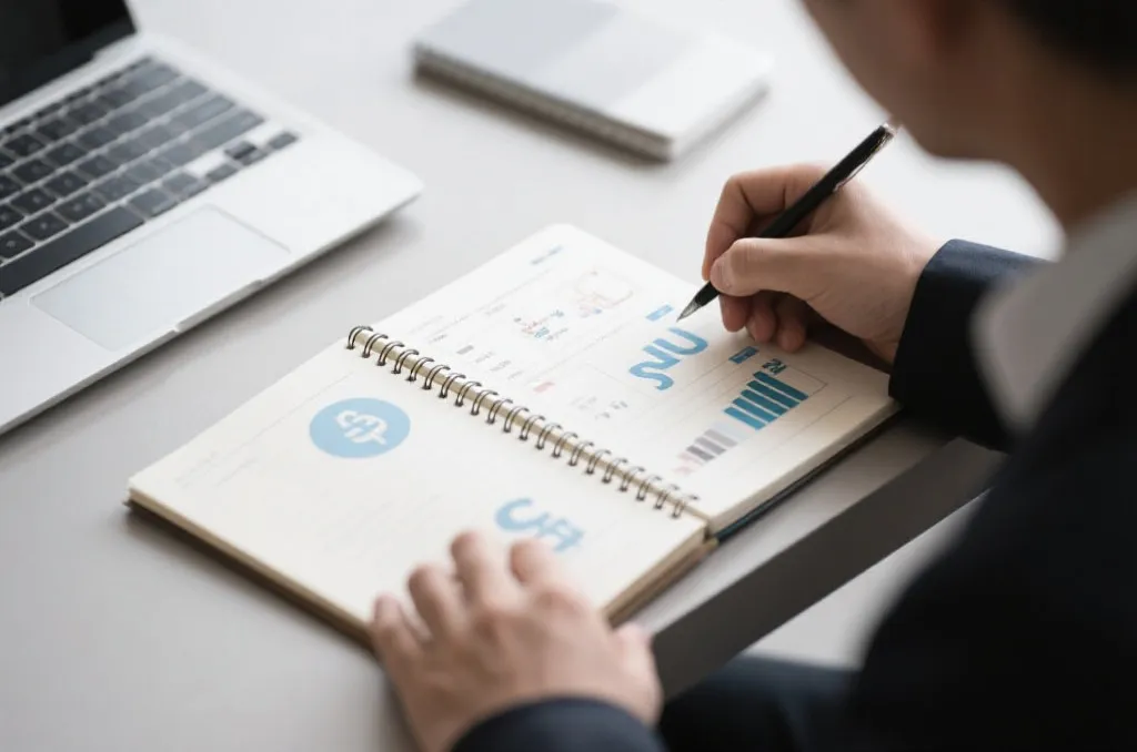 计划与记录的桌面场景