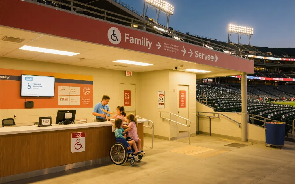 家庭与女性球迷在公共观赛区的友好设施与指引标识